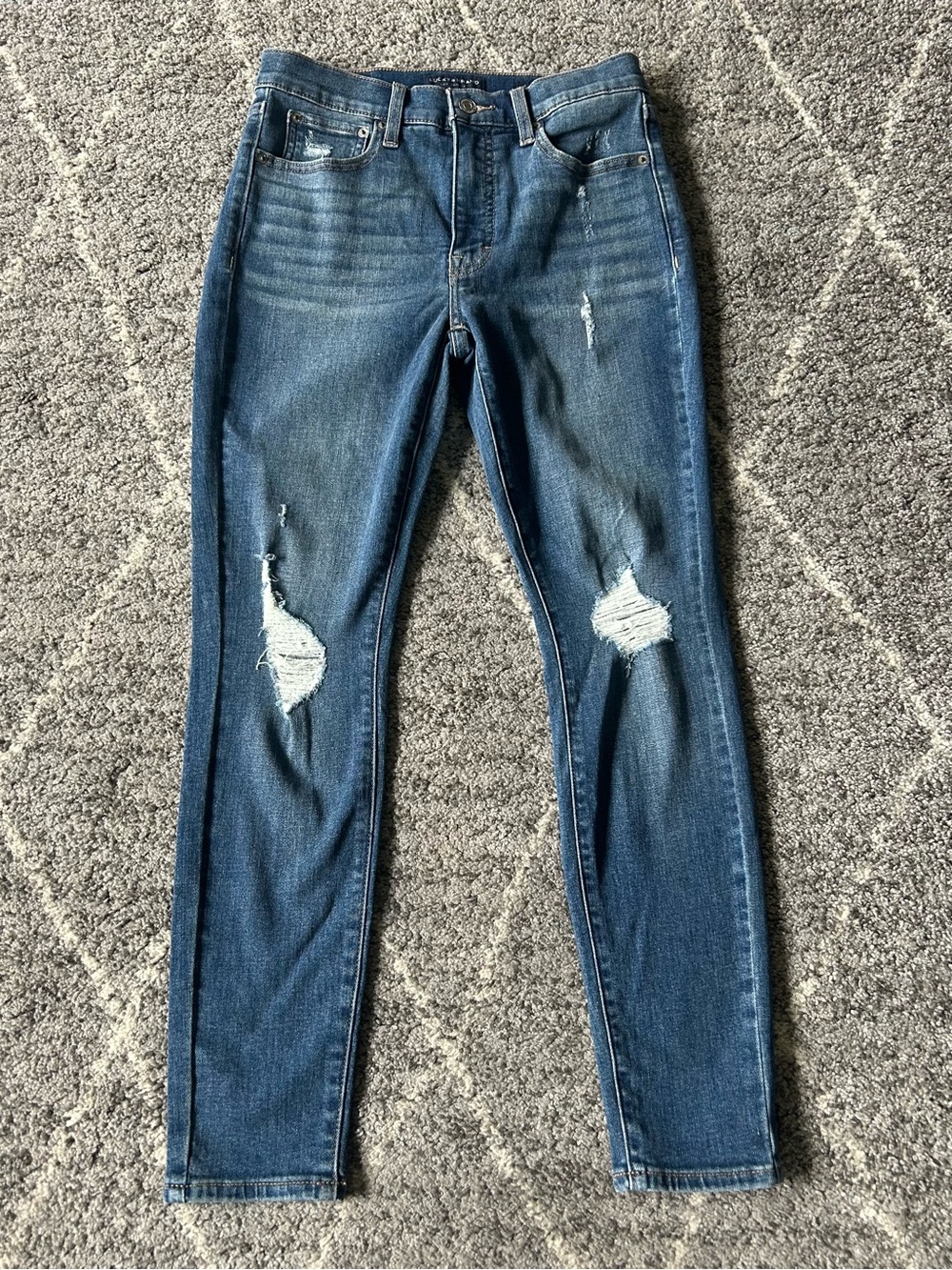 Lucky Brand Women's Jeans high-rise Bridgette Skinny distressed stretch 4/27